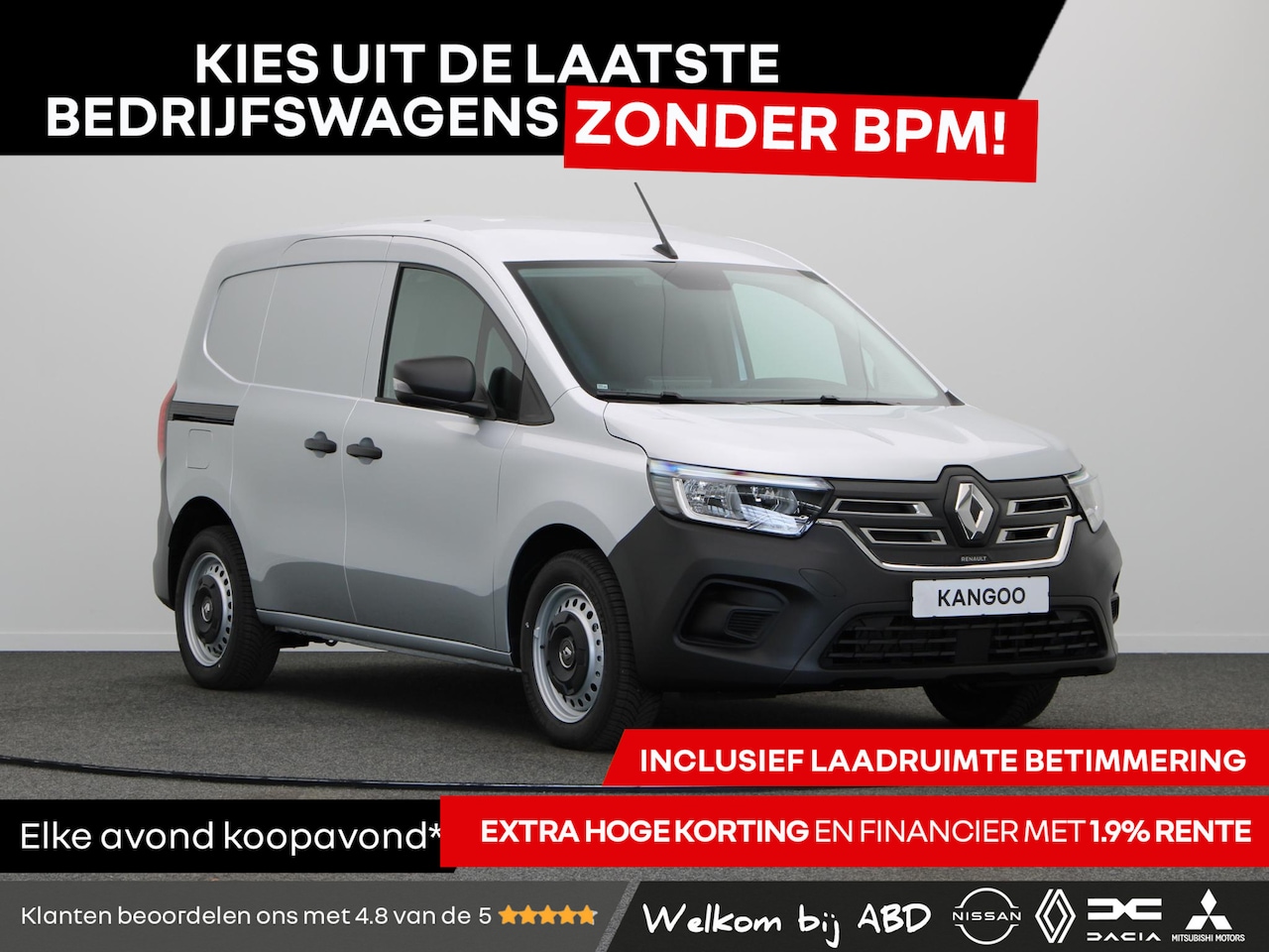 Renault Kangoo E-Tech - Advance 22 kW 44 kWh | Hoge korting | Lage rente | Direct rijden | Vol opties | - AutoWereld.nl