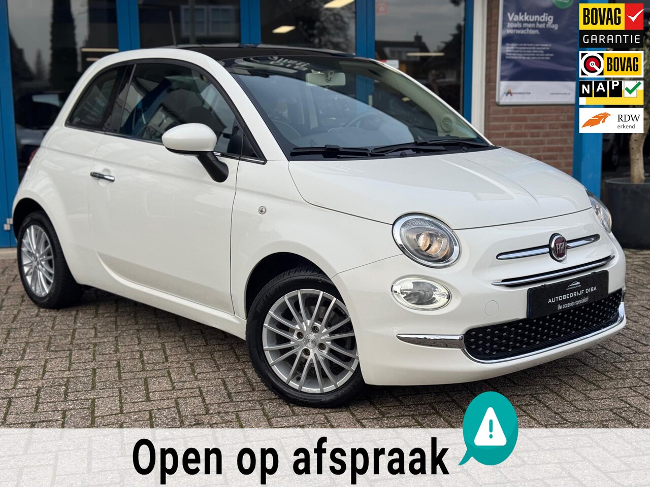 Fiat 500 - 0.9 TwinAir Turbo Lounge 2017 AIRCO CRUISE BT NAP! - AutoWereld.nl