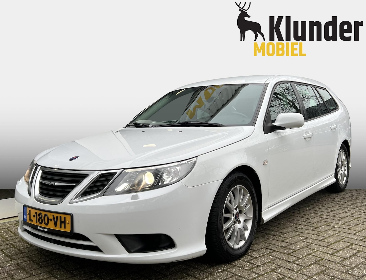 Saab 9-3 Sport Estate - 1.8t BP M6 in Arctic White - AutoWereld.nl