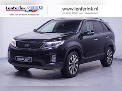 Kia Sorento - 2.2 CRDi 197 pk Aut. Super Pack Grijs Kenteken 2p Navi, Camera, Trekhaak, Leder Zwart