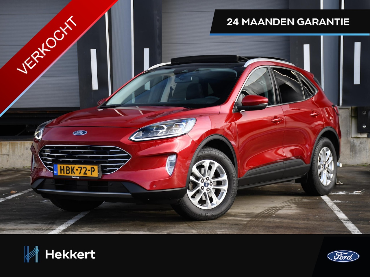 Ford Kuga - Titanium X 1.5 EcoBoost 150pk SCHUIF-DAK | 17''LM | B&O | WINTER PACK | PDC | KEYLESS | HA - AutoWereld.nl