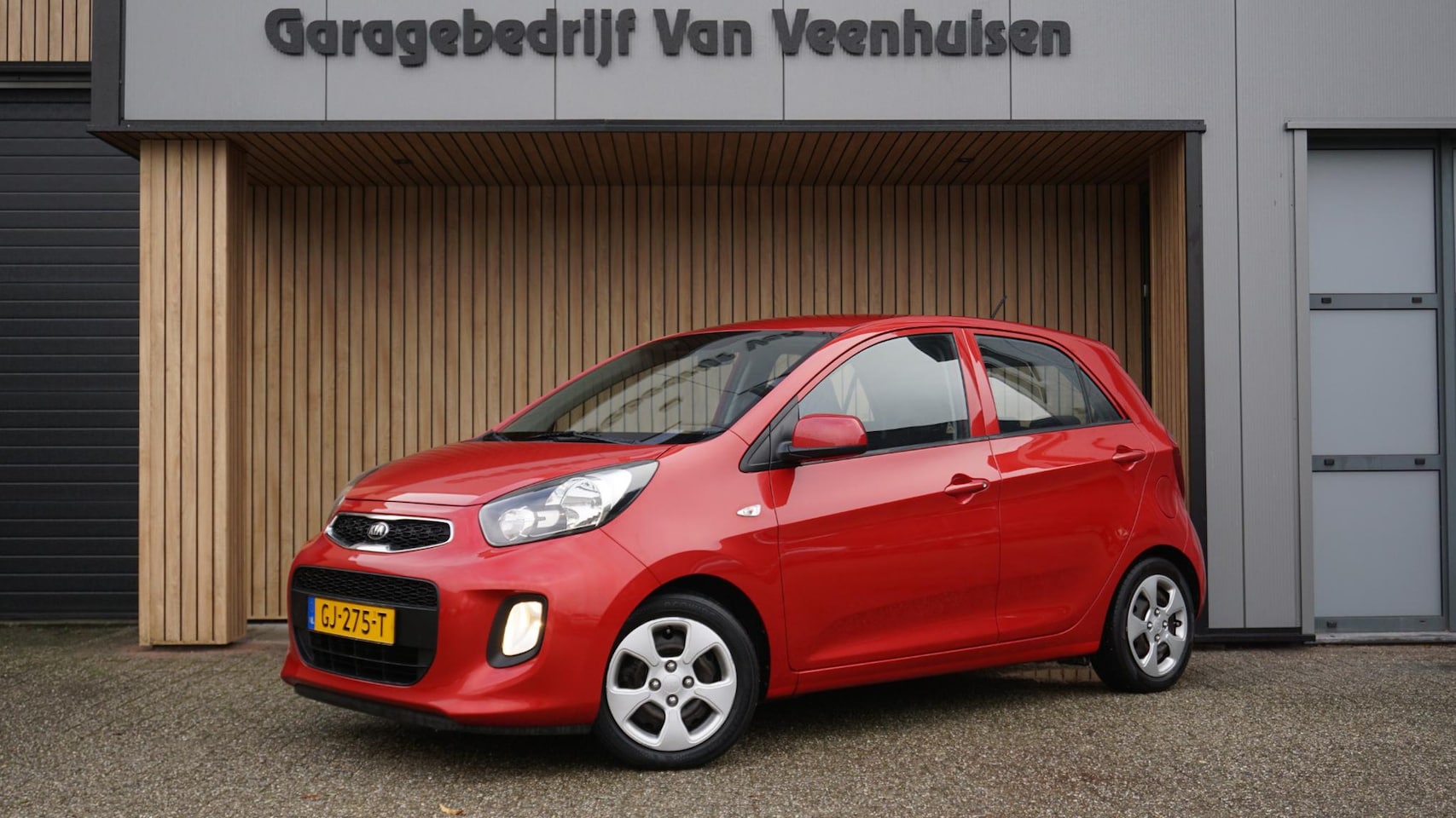 Kia Picanto - 1.0 70pk 5Drs CVVT ComfortLine Airco Elek.pakket Aux-Aansluiting NL auto 97440km! 2e Eigen - AutoWereld.nl