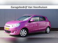 Mitsubishi Space Star - 1.0 71pk 5Drs Bright Clima Elek.pakket *Cassis Purple Metallic* NL auto 64775km