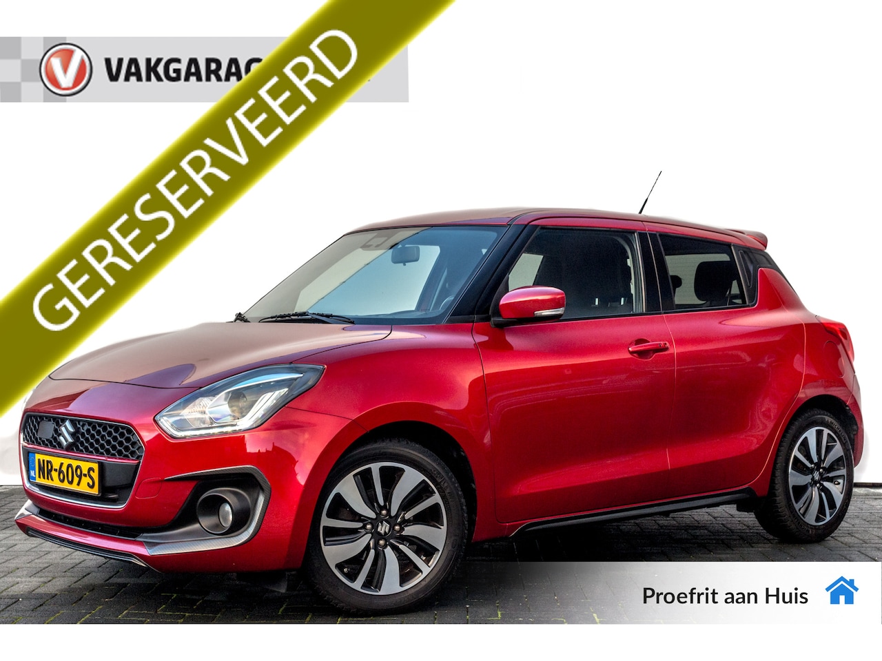 Suzuki Swift - 1.0 112 PK Stijl Smart Hybrid RIJKLAAR. | Clima | 16 inch Lmv | Cr control | Navigatie | S - AutoWereld.nl