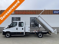 Iveco Daily - 35S14 2.3 410 pickup kipper DC 7 persoons / rijklaar € 25.950 ex btw / euro 6 diesel / lea