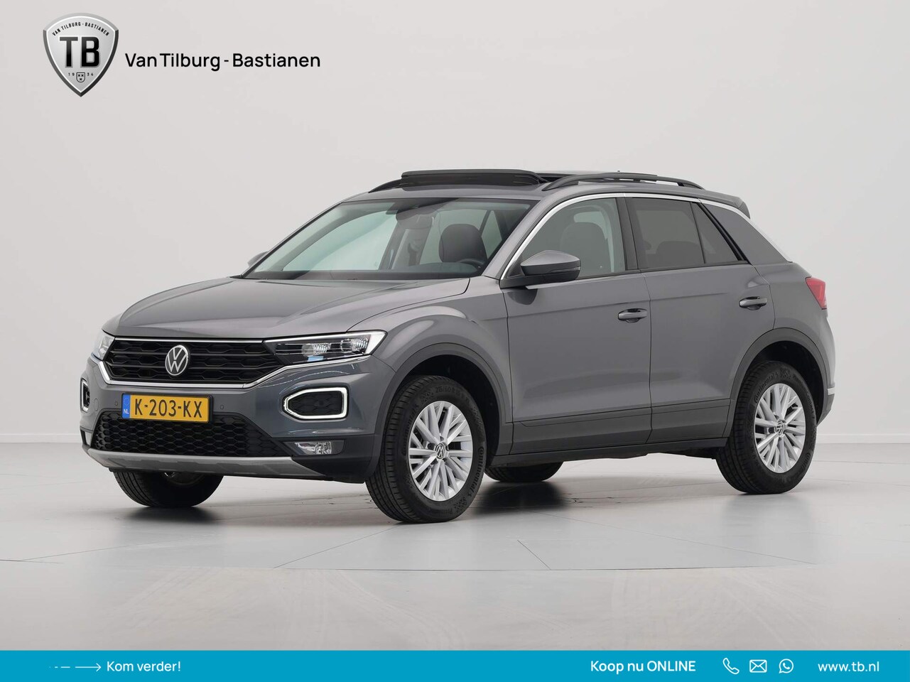 Volkswagen T-Roc - 1.5 TSI 150pk Style Panorama Trekhaak Virtual Cockpit Led - AutoWereld.nl