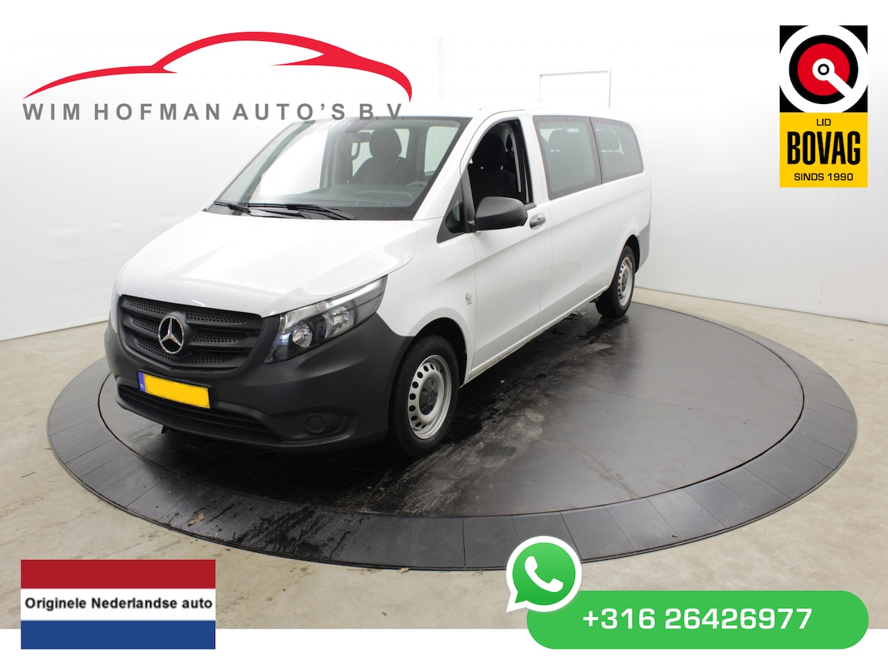 Mercedes-Benz Vito Tourer - 109 BlueTEC XL L3 9 Personen Airco BPM-Vrij - AutoWereld.nl