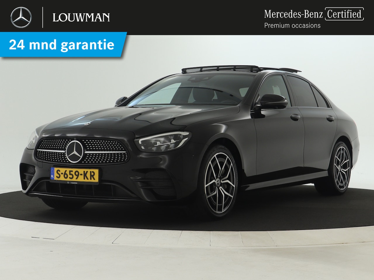 Mercedes-Benz E-klasse - 450 4MATIC AMG Line | Night-Pack | Panorama schuifdak | Trekhaak | Leder | Rijass.pack | B - AutoWereld.nl