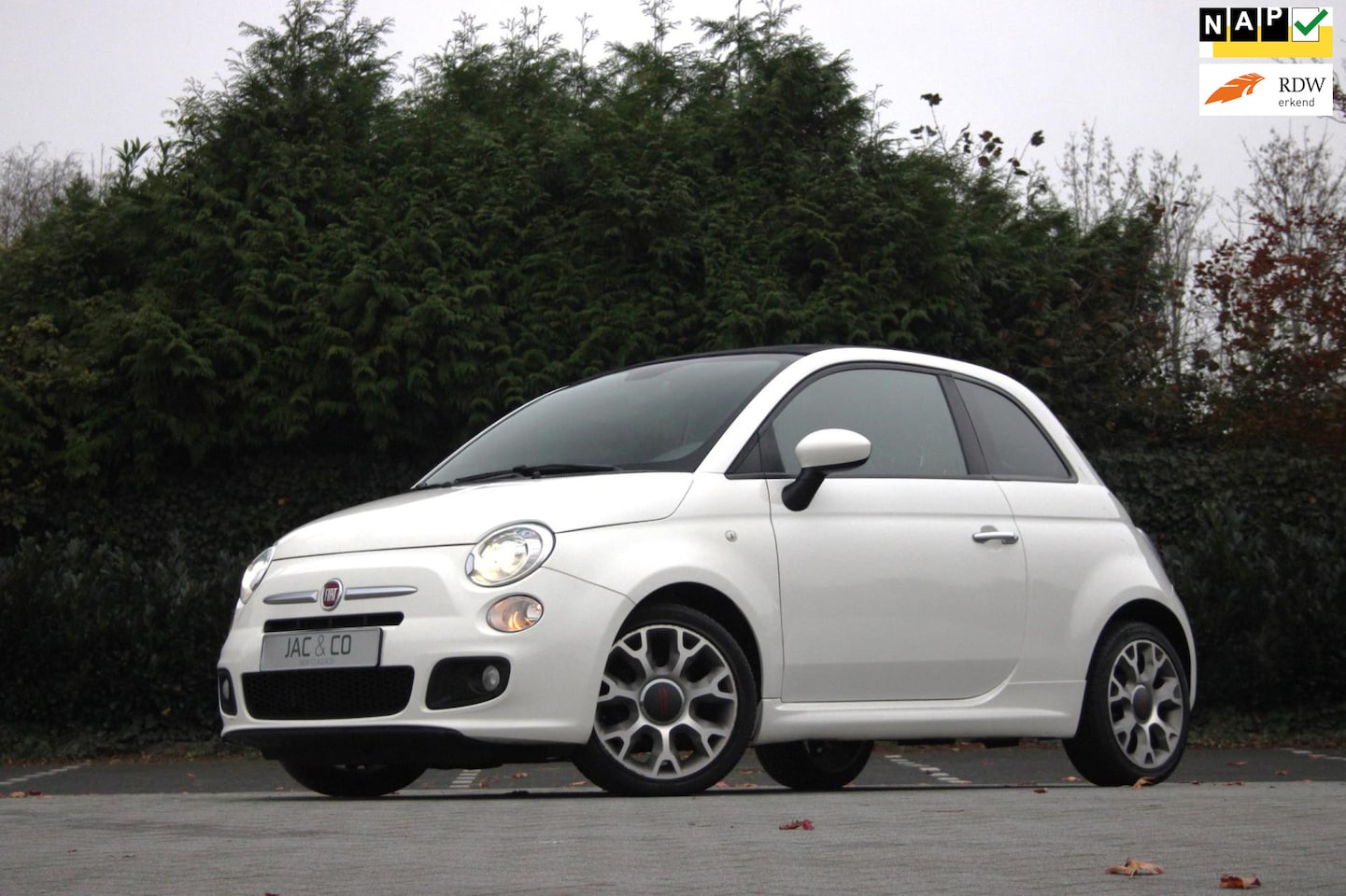 Fiat 500 C - Cabrio Sport NL-NAP Interscope Audio Clima Xenon Navi - AutoWereld.nl