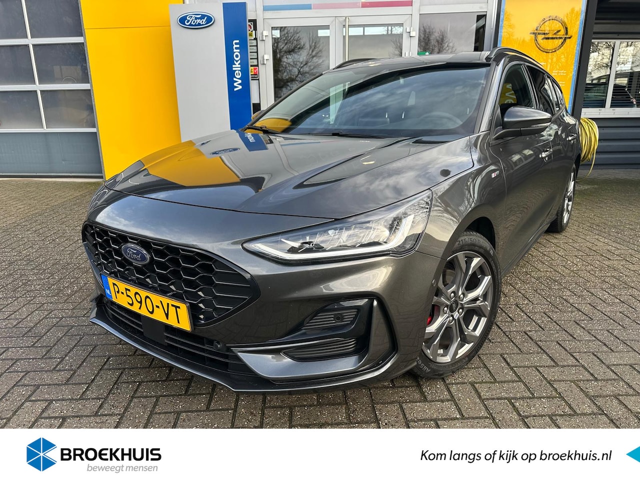 Ford Focus Wagon - 1.0 125PK Hybrid ST-LINE | STOEL- STUUR- EN VOORRUITVERWARMING| NAVIGATIE| CAMERA| PARKEER - AutoWereld.nl