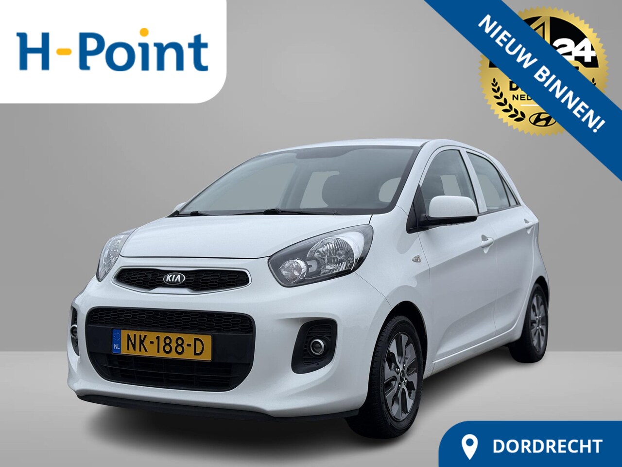 Kia Picanto - 5drs 1.0 CVVT 65 PK EconomyPlusLine | Geïntegreerde navigatiesysteem | Achteruitrijcamera - AutoWereld.nl