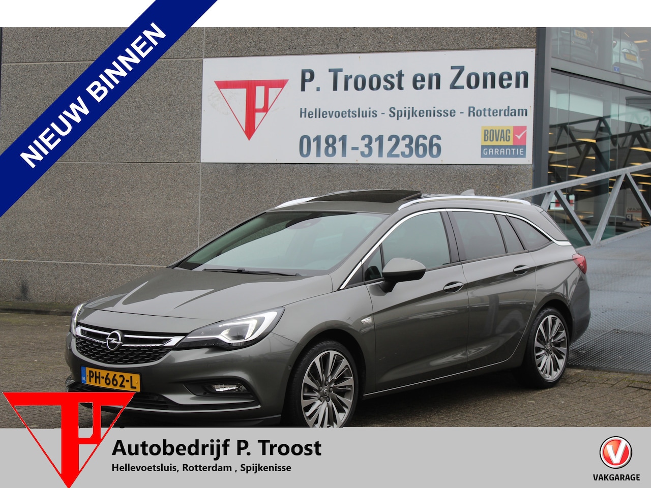 Opel Astra Sports Tourer - 1.4 Innovation Schuif kanteldak/Keyless entry/Climate control/Stoelverwarming/Lederen inte - AutoWereld.nl