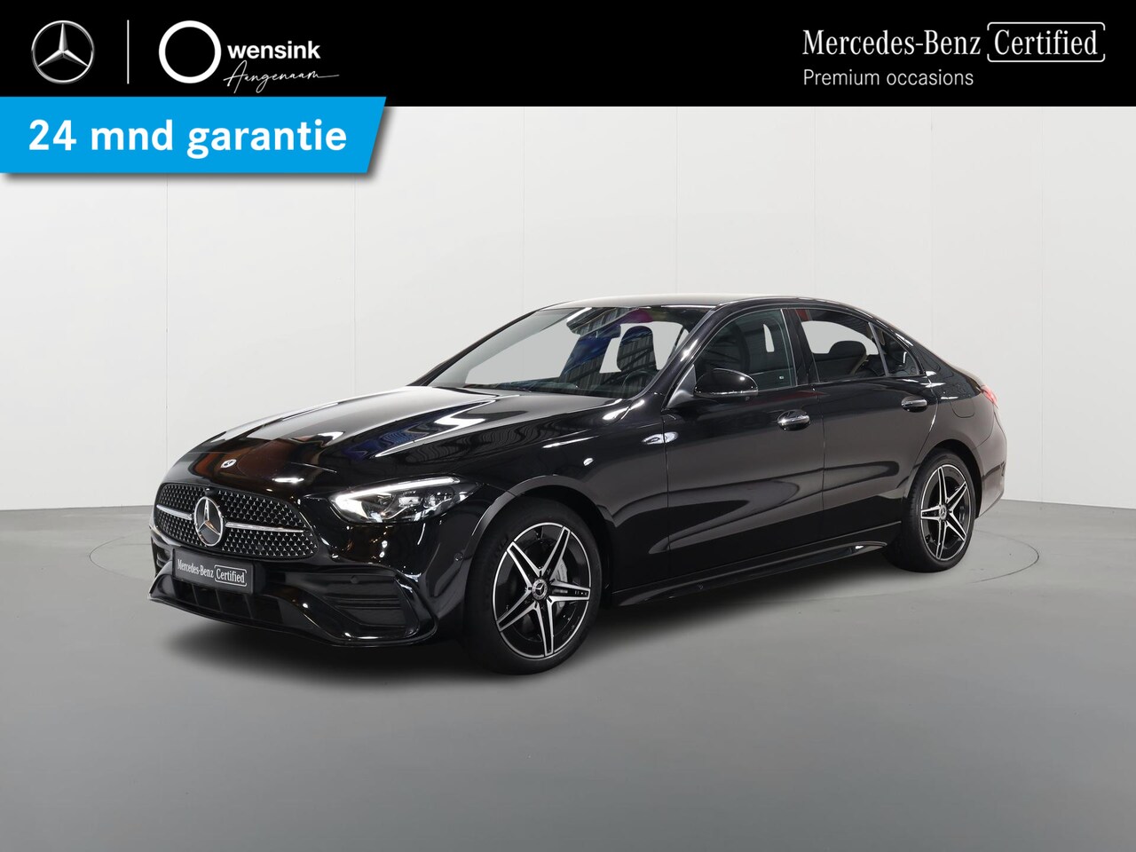 Mercedes-Benz C-klasse - 300 e AMG Line | AMG | Massage | Trekhaak | 360 camera | Night | Winter pakket | - AutoWereld.nl