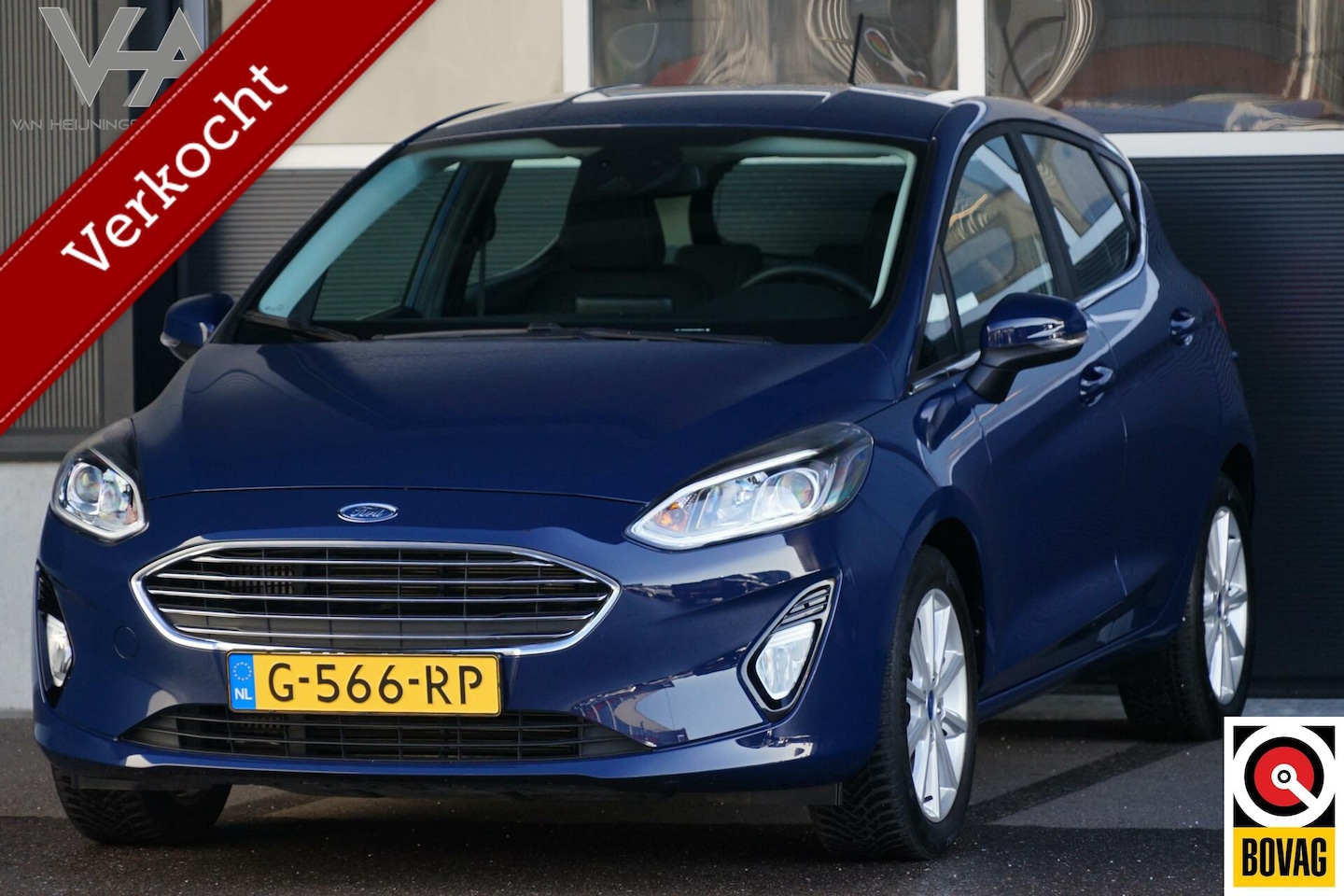 Ford Fiesta - 1.0 EcoBoost Titanium 1.0 EcoBoost Titanium, NL, CarPlay, cruise, LED - AutoWereld.nl