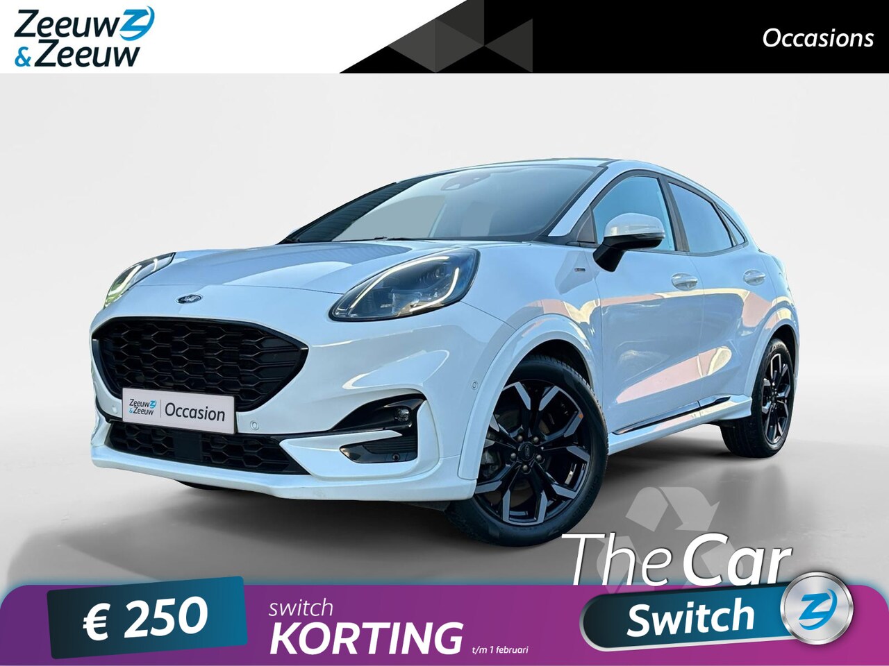 Ford Puma - 1.0 EcoBoost Hybrid ST-Line X |Zeer compleet| Winter Pack| Achteruitrijcamera| Automaat| - AutoWereld.nl