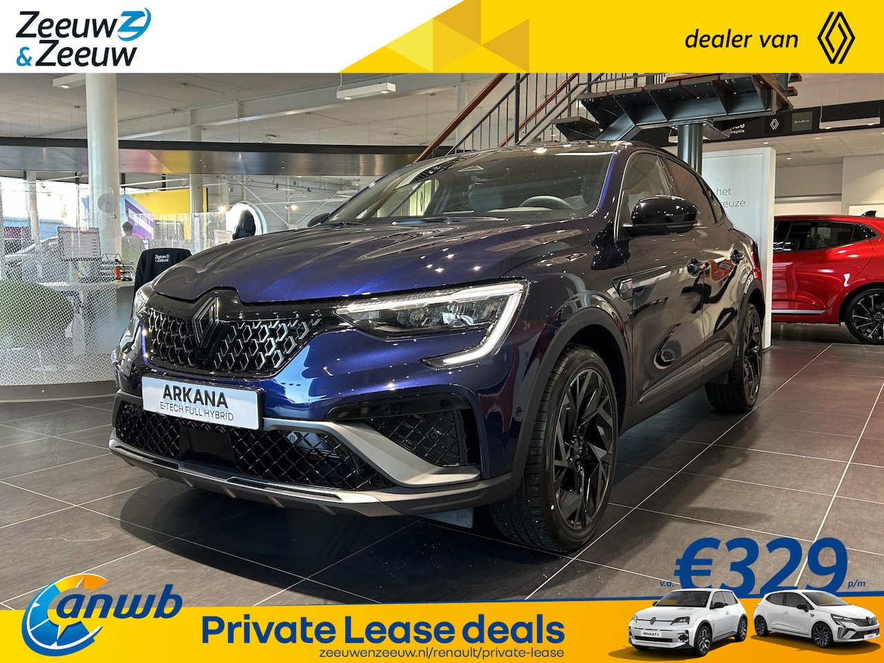 Renault Arkana - 1.6 E-Tech hybrid 145 esprit Alpine | Nu uit voorraad leverbaar en profiteer van €2500,- E - AutoWereld.nl