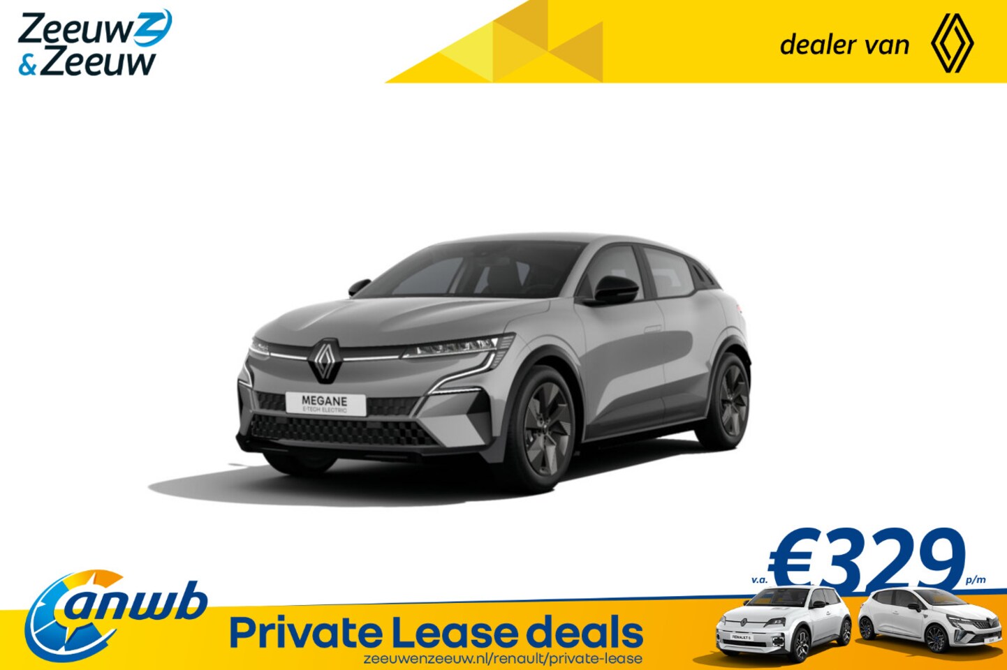 Renault Mégane E-Tech - Comfort Range Evolution 60 kWh | Nu uit voorraad leverbaar met €1500,- extra Zeeuw & Zeeuw - AutoWereld.nl