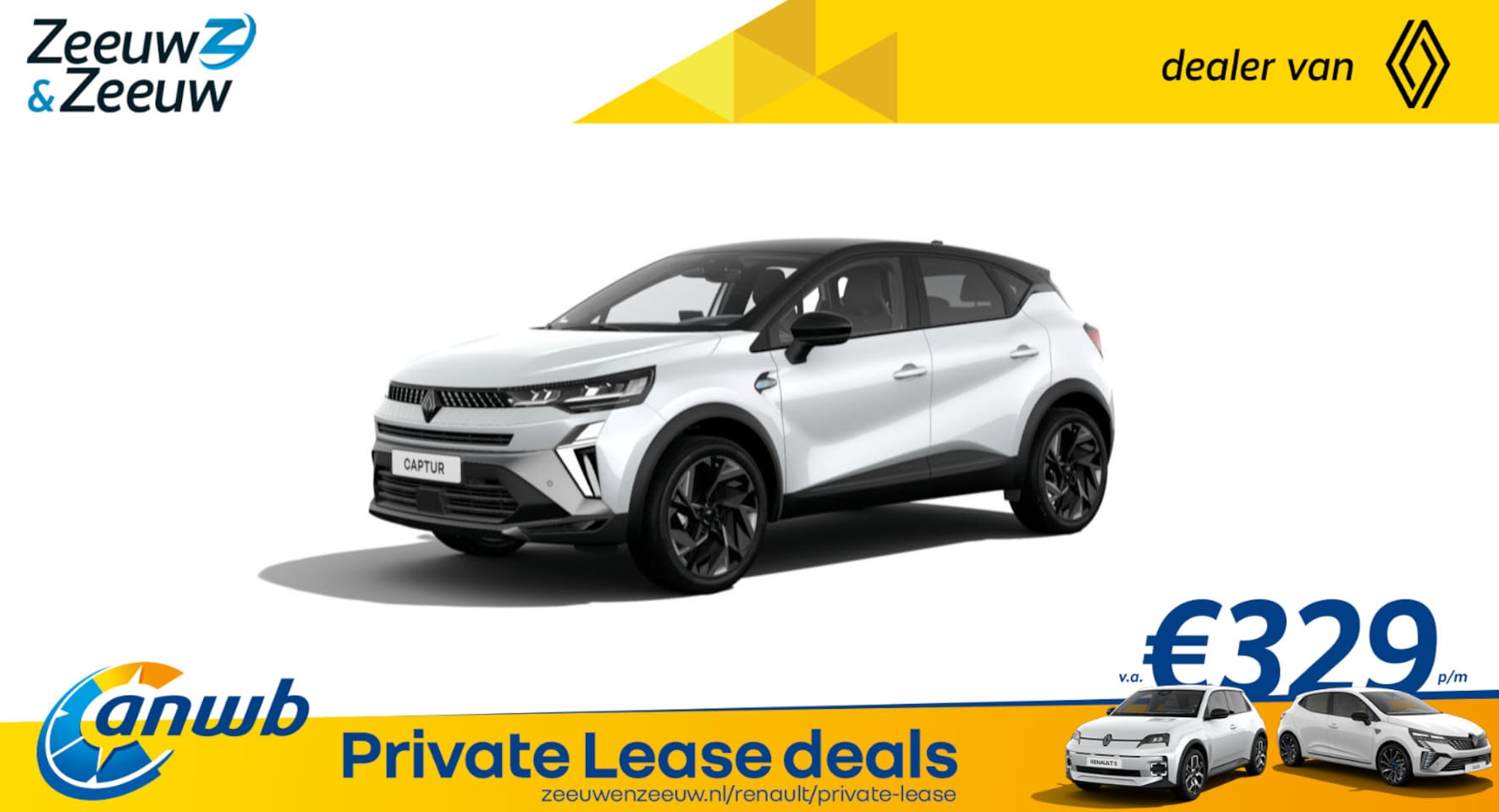 Renault Captur - Mild Hybrid 160 Esprit Alpine | Nu uit voorraad leverbaar en profiteer van €1500,- extra Z - AutoWereld.nl