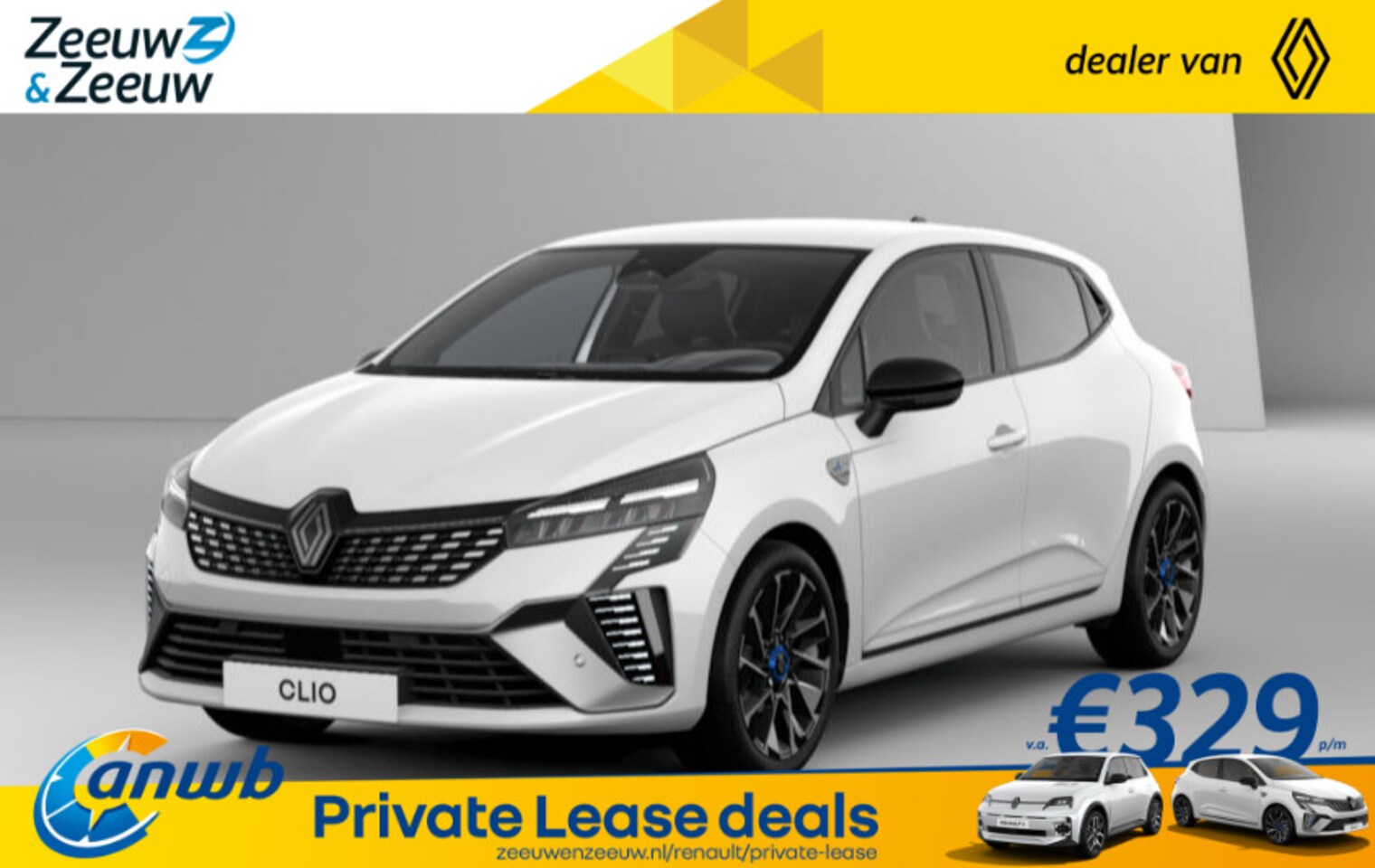 Renault Clio - 1.6 E-Tech Full Hybrid 145 esprit Alpine UIT VOORRAAD LEVERBAAR | NU MET 2000,- VOORRAAD K - AutoWereld.nl