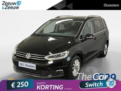 Volkswagen Touran - 1.8 TSI Highline 7p Automaat volledig zwart gewrapt airco camera schuifkanteldak adaptief