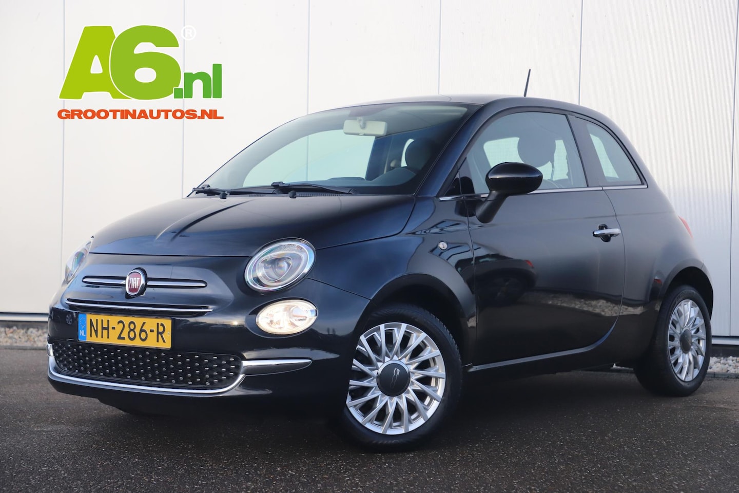 Fiat 500 - 0.9 TwinAir Turbo Lounge Panoramadak 16 inch LMV Radio Bluetooth Cruise Parkeersensor Airc - AutoWereld.nl