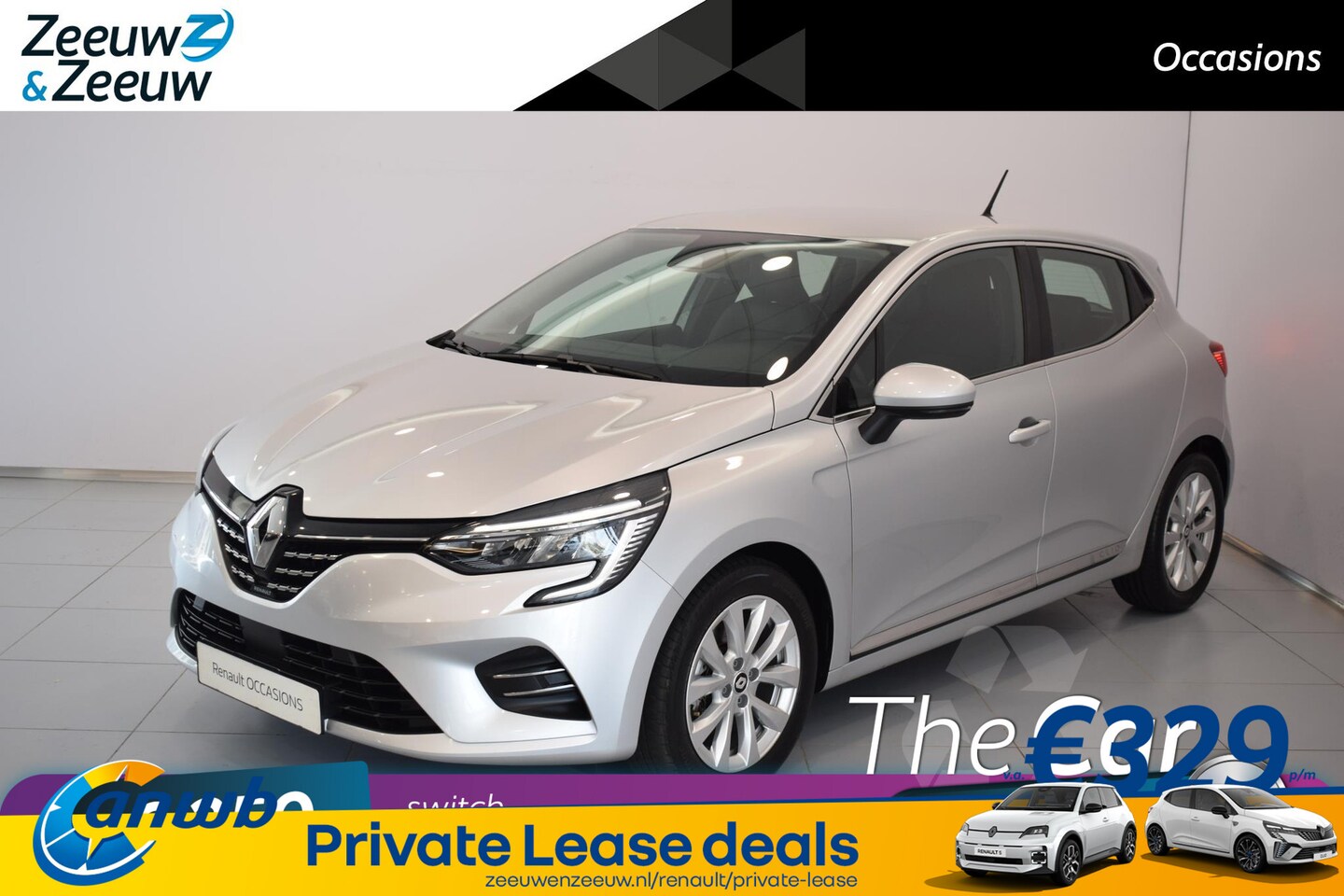 Renault Clio - 1.6 E-Tech Hybrid 140 Intens *Automaat*Navi*Climate*Parkeersensoren*LM.Velgen - AutoWereld.nl