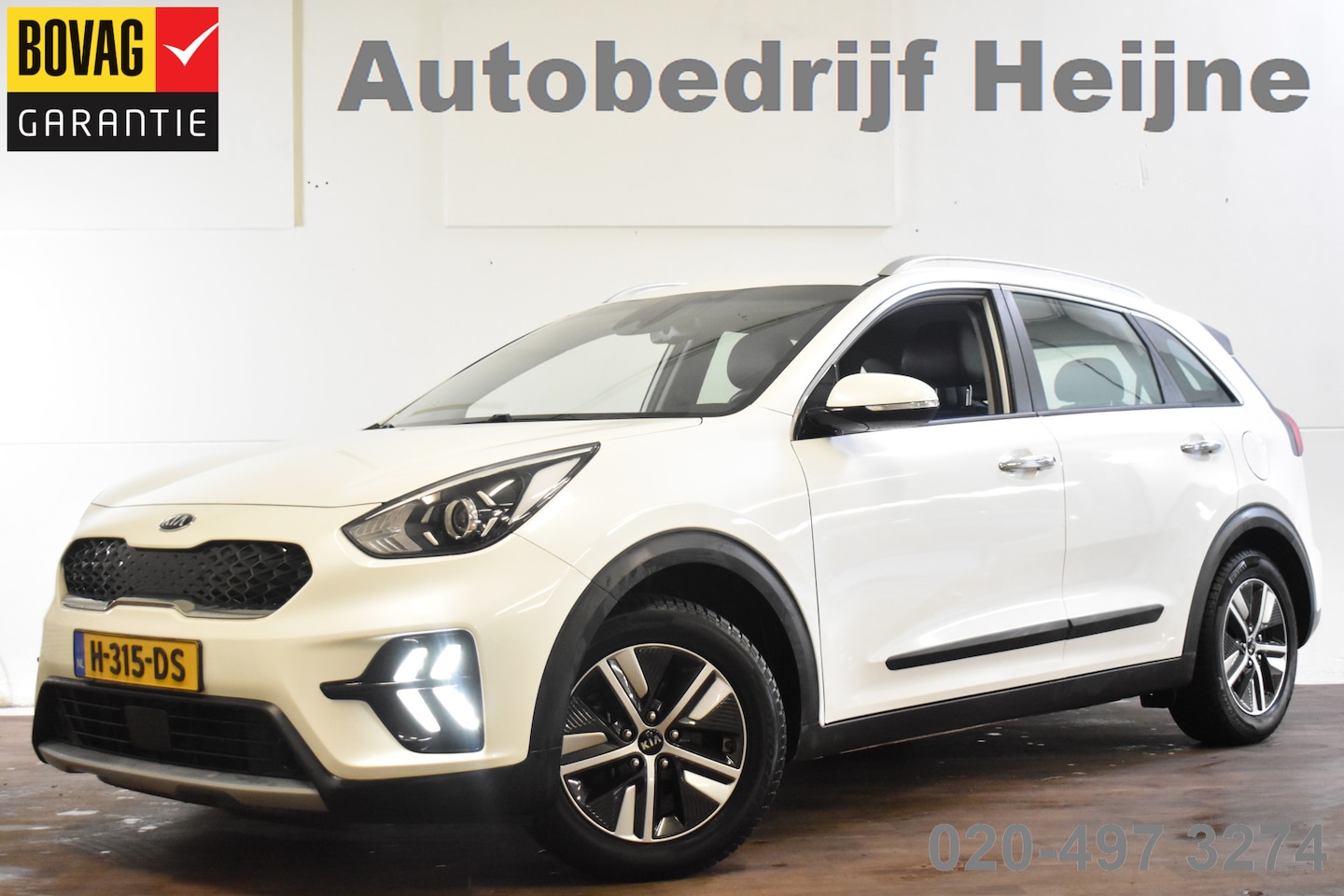 Kia Niro - 1.6 GDi HYBRID DYNAMICLINE CAMERA/NAVI/LEDER - AutoWereld.nl