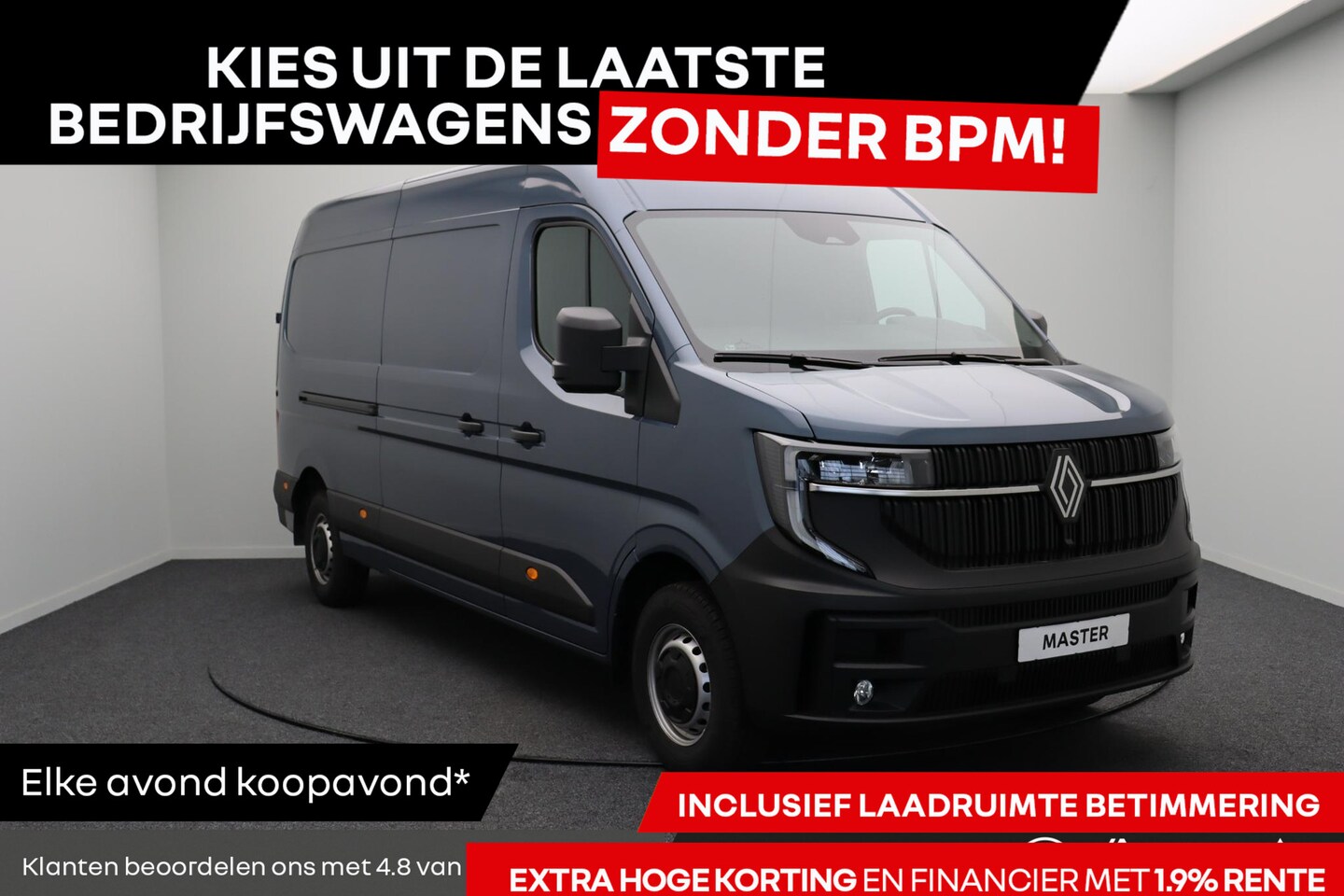 Renault Master - 2.0 dCi 150pk L3H2 Advance | Trekhaak | Laadruimtepakket | Achteruitrijcamera | Rear step - AutoWereld.nl