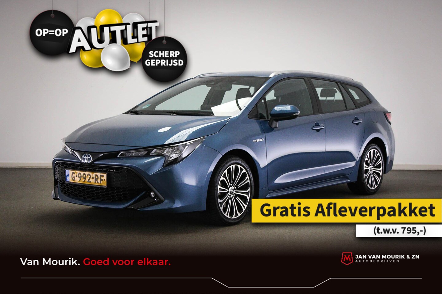 Toyota Corolla Touring Sports - 2.0 Hybrid Dynamic | LED | CLIMA | ACC | NAVI | DAB | APPLE | CAMERA | TREKHAAK | 17" | DE - AutoWereld.nl