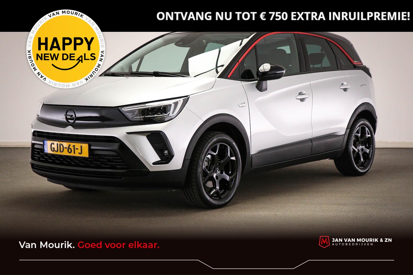 Opel Crossland - 1.2 Turbo 110 GS Line | DAB | APPLE | NAVIGATIE - AutoWereld.nl