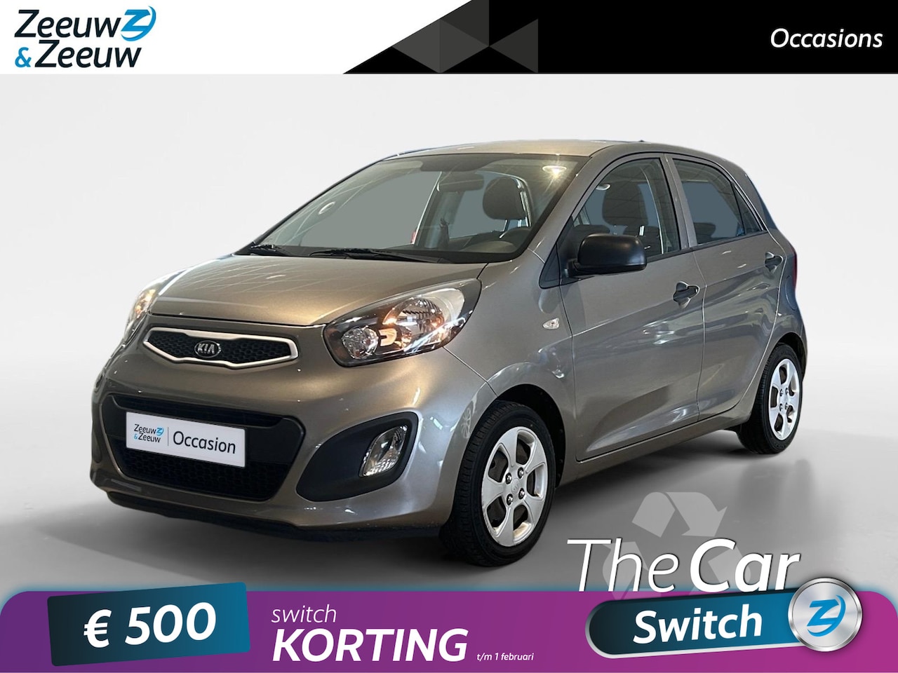 Kia Picanto - 1.2 CVVT ComfortLine 86pk automaat | Parkeer sensoren | Radio | Airco - AutoWereld.nl