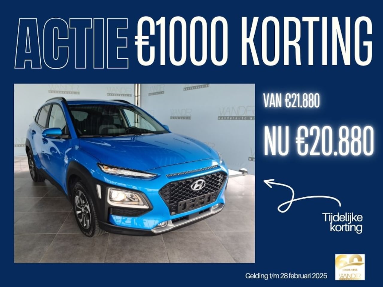 Hyundai Kona - Trend Hybride 1,6 Aut. *Camera*Cruise control* - AutoWereld.nl