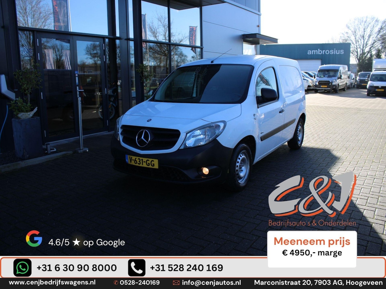 Mercedes-Benz Citan - 108 CDI BlueEFFICIENCY 3 zits marge - AutoWereld.nl