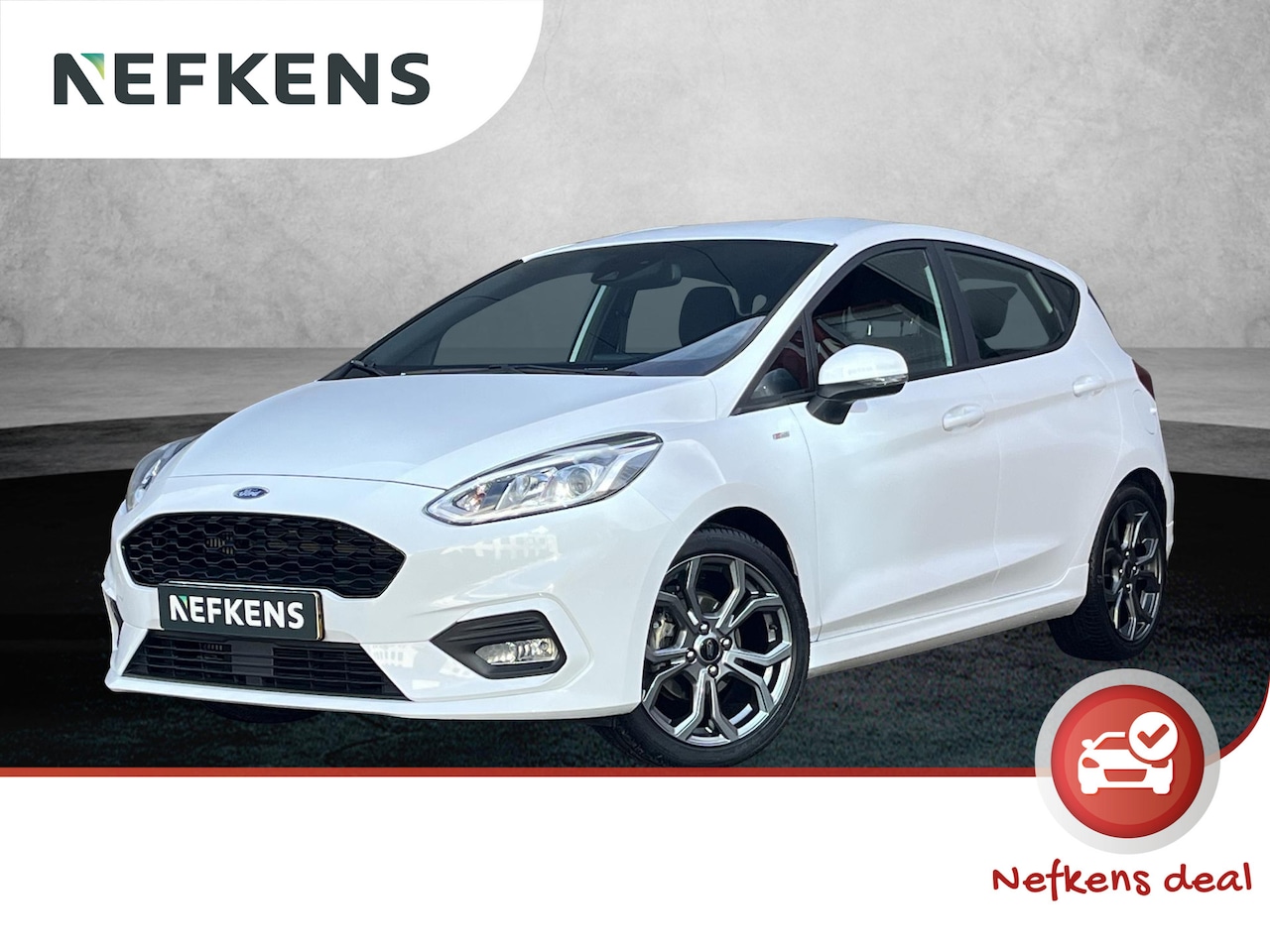 Ford Fiesta - 95pk ST-Line 1ste eigenaar | LED | AppleCarPlay | Climate Airco | Parkeersensoren - AutoWereld.nl