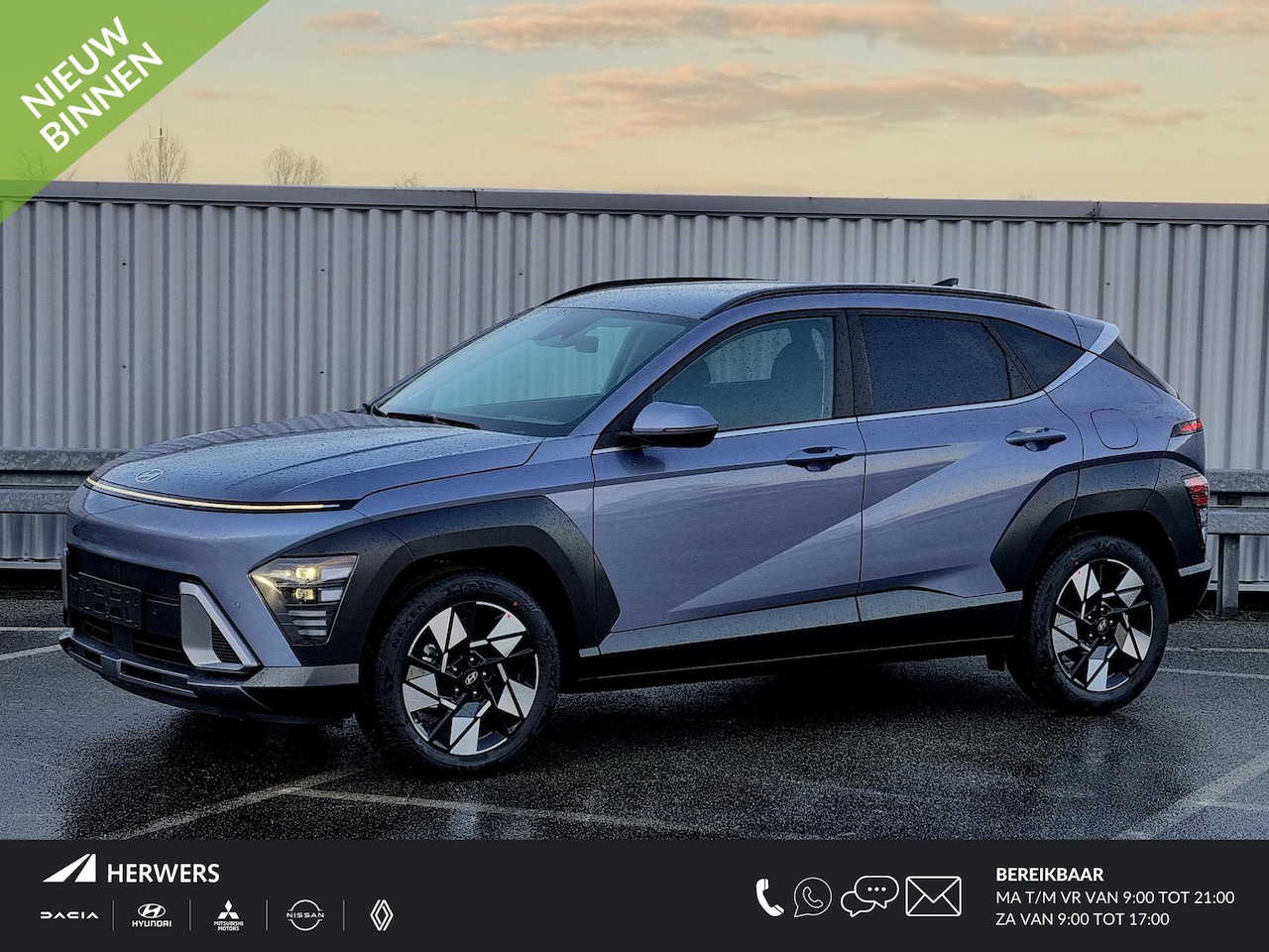 Hyundai Kona - 1.6 GDI HEV Comfort Smart / €1500,- Voordeel / Rijklaarprijs / Direct Leverbaar - AutoWereld.nl