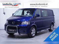 Volkswagen Transporter - 2.5 TDI 130 pk 5 Cilinder Dubbel CabineYoungtimer Airco, Cruise Control, NAP, 1e Eigenaar,