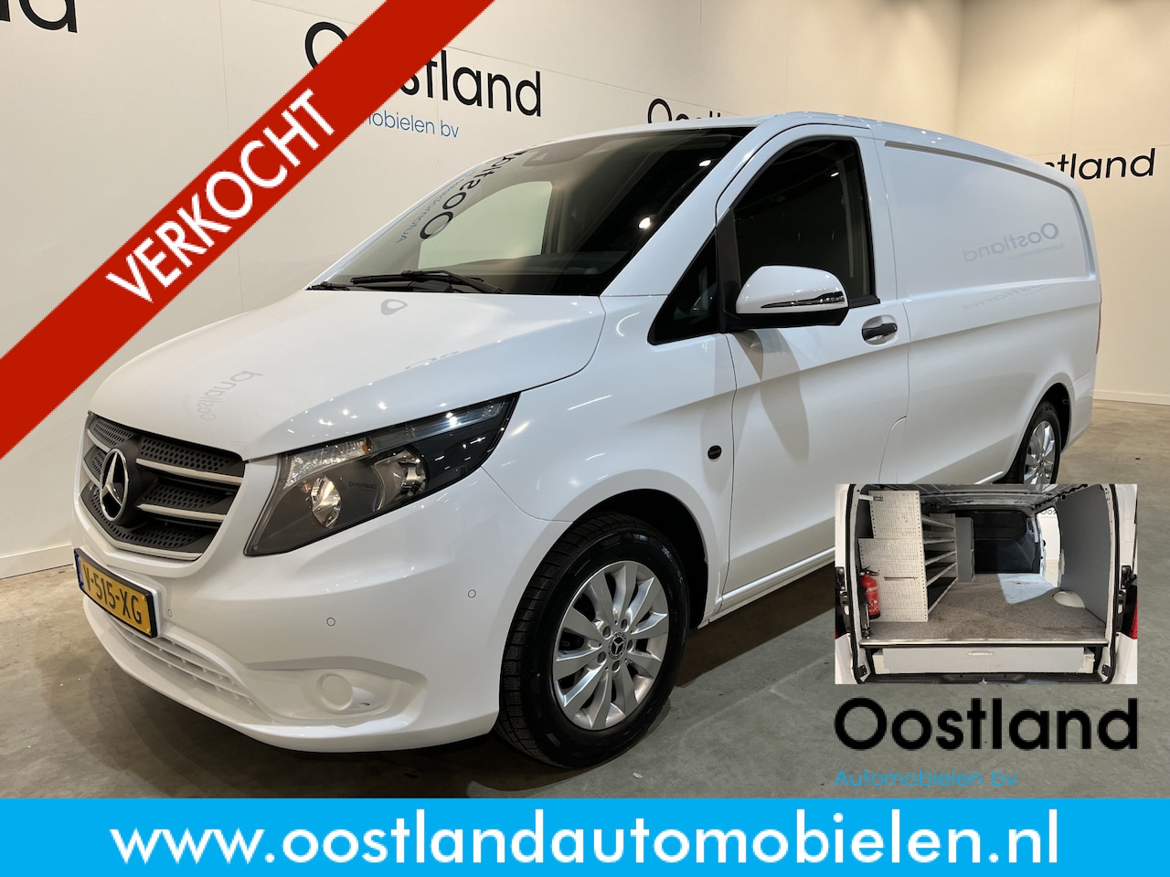 Mercedes-Benz Vito - 114 CDI Lang Automaat Servicebus / Inrichting / Euro 6 / Airco / Camera / Cruise Control / - AutoWereld.nl