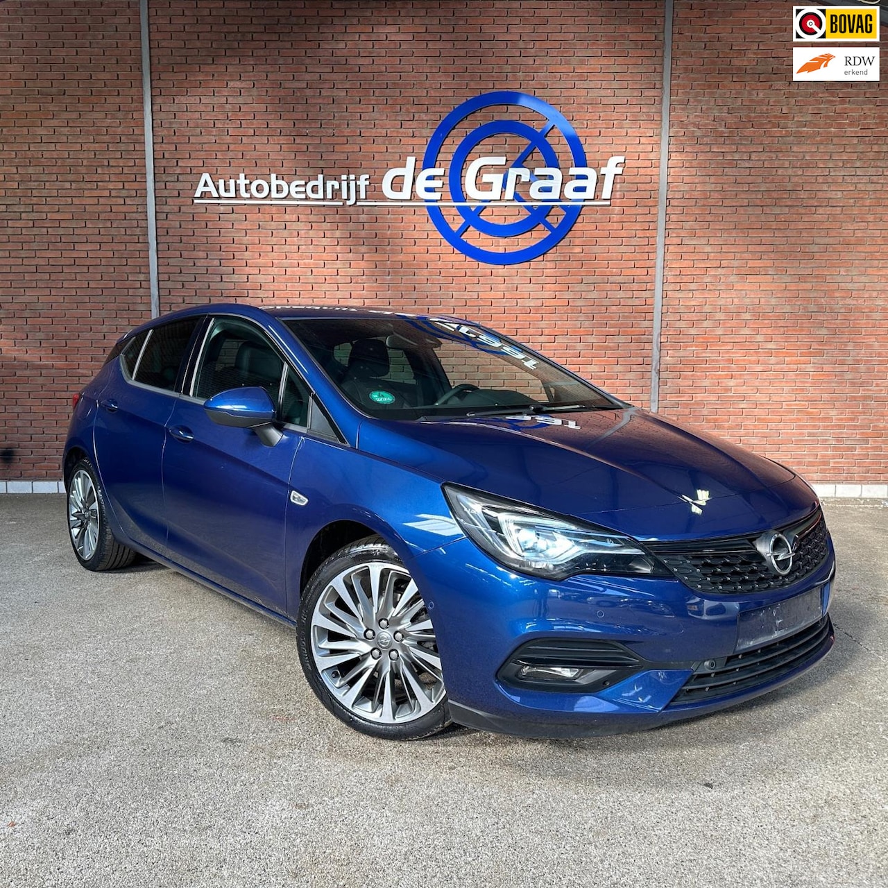 Opel Astra - 1.2 Ultimate|NAVI/TRHK/LEDER-ALCAN/CARPLAY/CAMERA VOL! - AutoWereld.nl