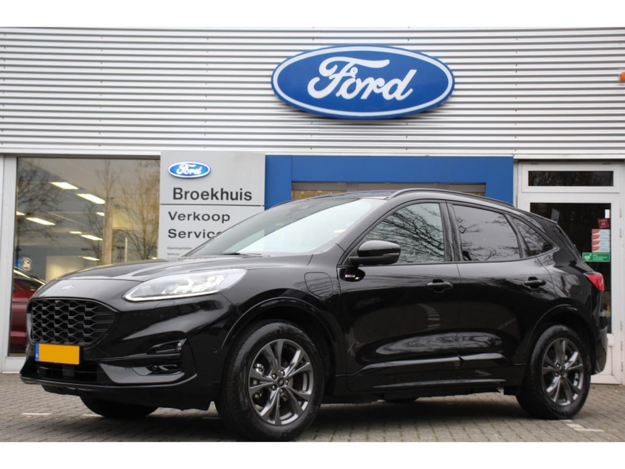 Ford Kuga - 2.5 PHEV ST-LINE X | NL-AUTO! | LEDER | ADAPTIVE CRUISE | BLIS | CAMERA | WINTERPACK | EL. - AutoWereld.nl