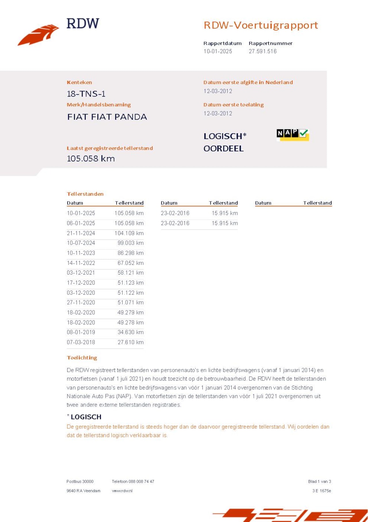 Fiat Panda - 1.2 Edizione Cool 1.2 69pk Edizione Cool