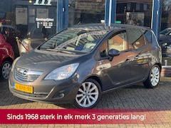 Opel Meriva - 1.4 Turbo Cosmo 120PK Navi l Leer l Stoelverwarming l Cruise l PDC l 17'LMV NL AUTO NAP l