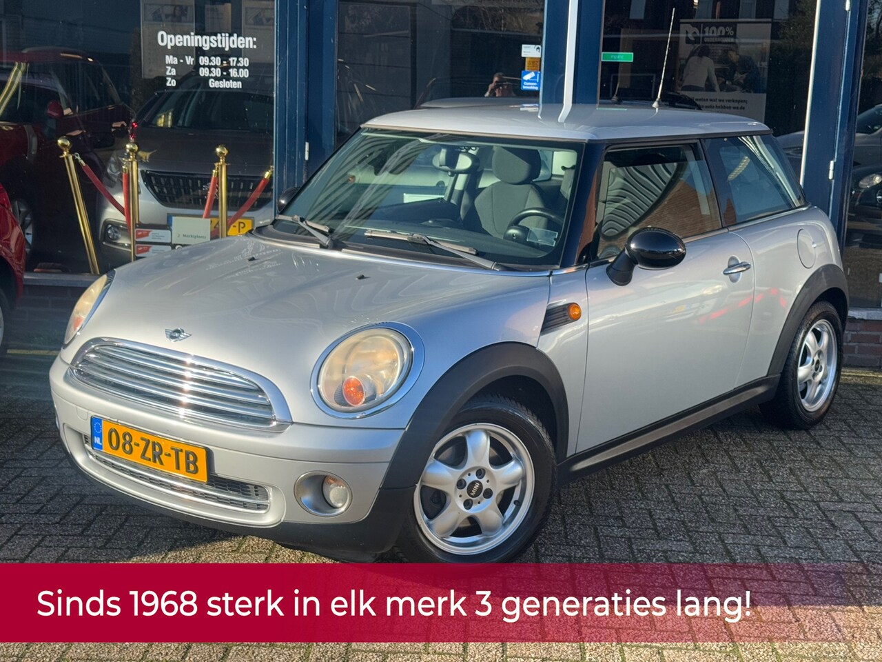 MINI One - Mini 1.4 Pepper NL AUTO NAP! 3e eigenaar! Airco l LM velgen Elek pakket! Keurig netjes! - AutoWereld.nl