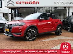 DS 3 Crossback - PureTech 155PK EAT8 Automaat Rivoli, Rijklaarprijs | Full LED | Leder | Camera | Navigatie