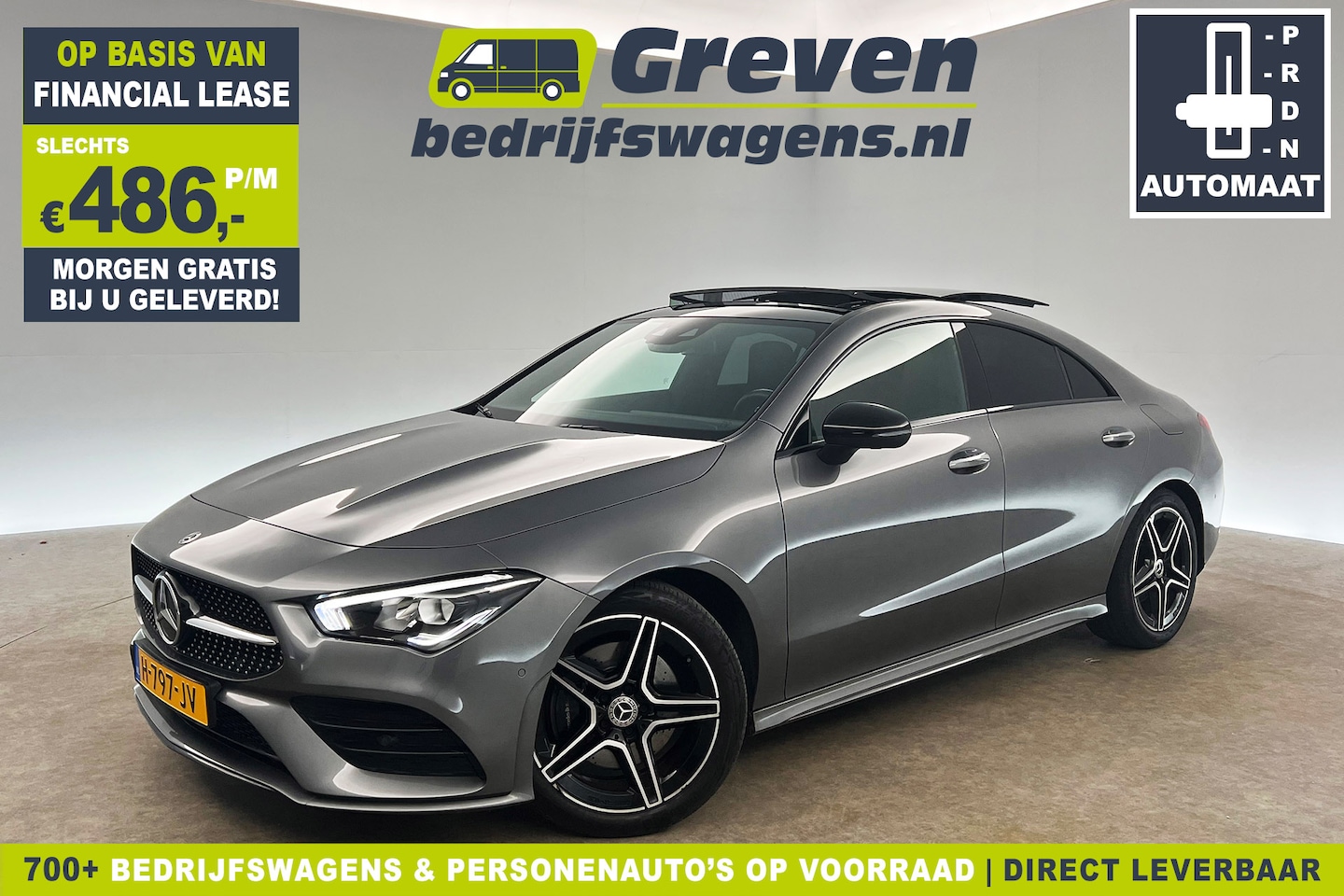 Mercedes-Benz CLA-Klasse - 200 Business Solution AMG 164PK Automaat Pano Sfeer LED Clima Camera Cruise Carplay Virtua - AutoWereld.nl