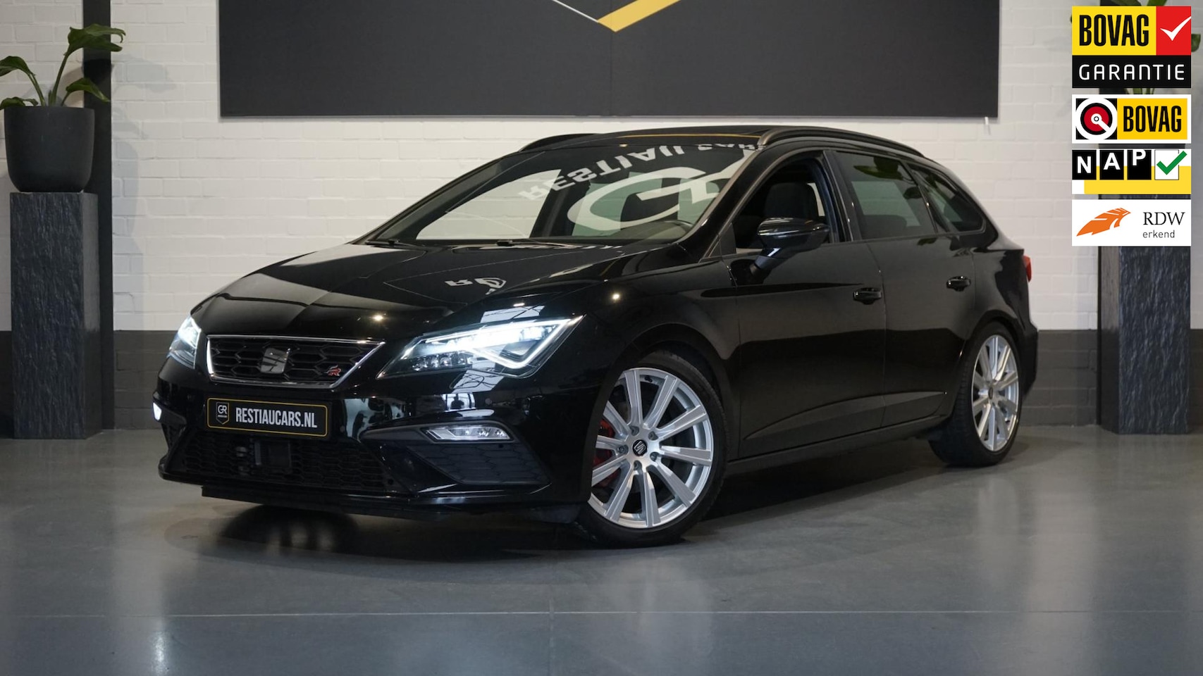 Seat Leon ST - 1.4 TSI FR AUTOMAAT-ACC-AMBIANCE-BEATS-CAMERA-CARPLAY-CLIMA-CRUISE-KEYLESS-LED-MODE-NAVIGA - AutoWereld.nl