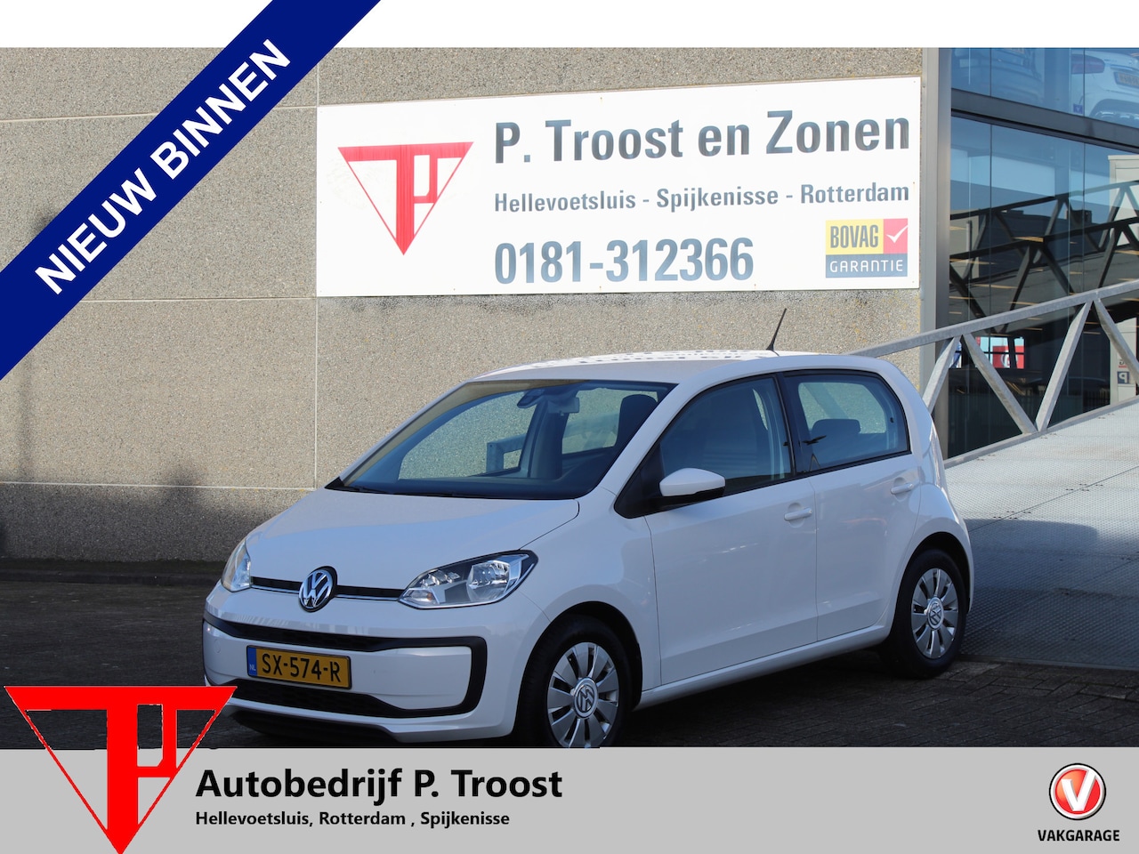 Volkswagen Up! - 1.0 BMT move up! /Lage kilometerstand!!/Airco/Bluetooth/DAB/Elektrische ramen/Elektrisch v - AutoWereld.nl