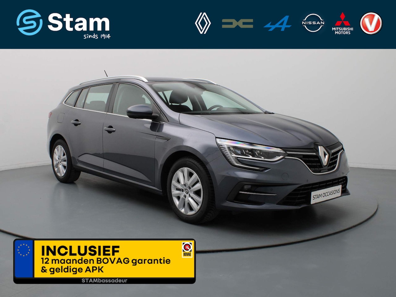 Renault Mégane Estate - TCe 140pk Business Zen EDC/AUTOMAAT Camera | Climate | Navi | Parksens. v+a - AutoWereld.nl