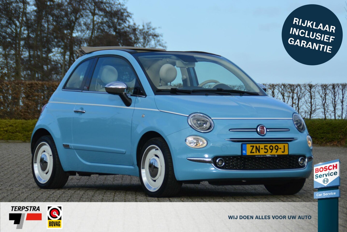 Fiat 500 C - 0.9 TwinAir Turbo Spiaggina 58 1e eig. - AutoWereld.nl