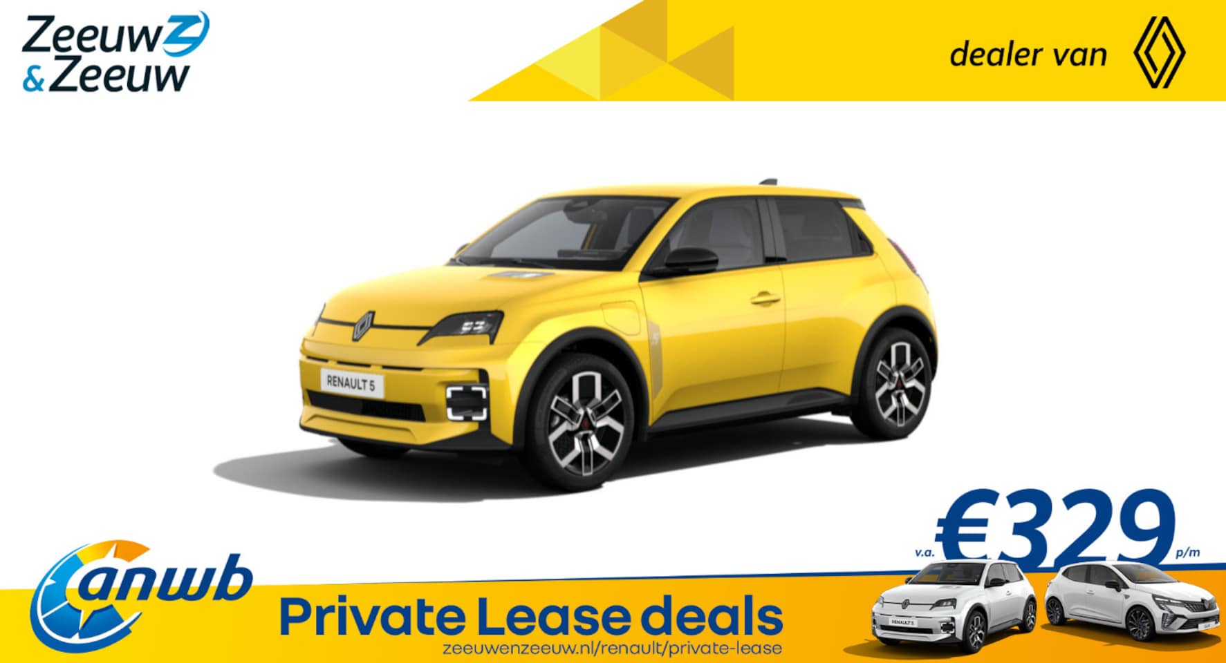 Renault 5 - (ANWB Private Lease actie v.a. € 429,-) Renault 5 Comfort Range Techno | Auto van het Jaar - AutoWereld.nl