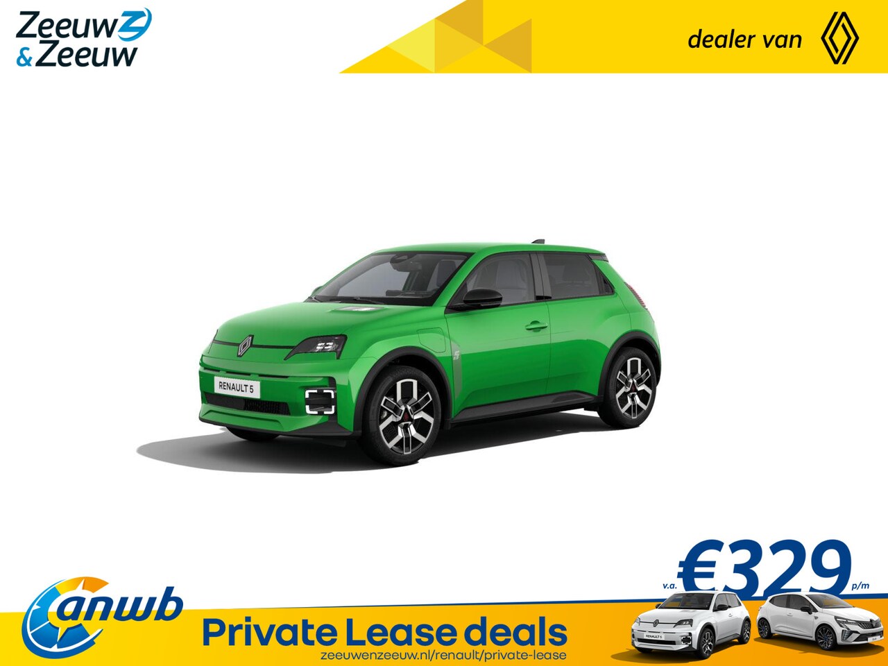 Renault 5 - (ANWB Private lease actie vanaf € 374,-) urban range techno 40 kWh | Auto van het Jaar 202 - AutoWereld.nl